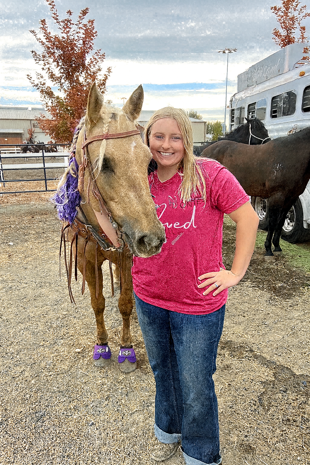 Loved Romans 5:8 Women’s Tee- Rust & Redemption Collection