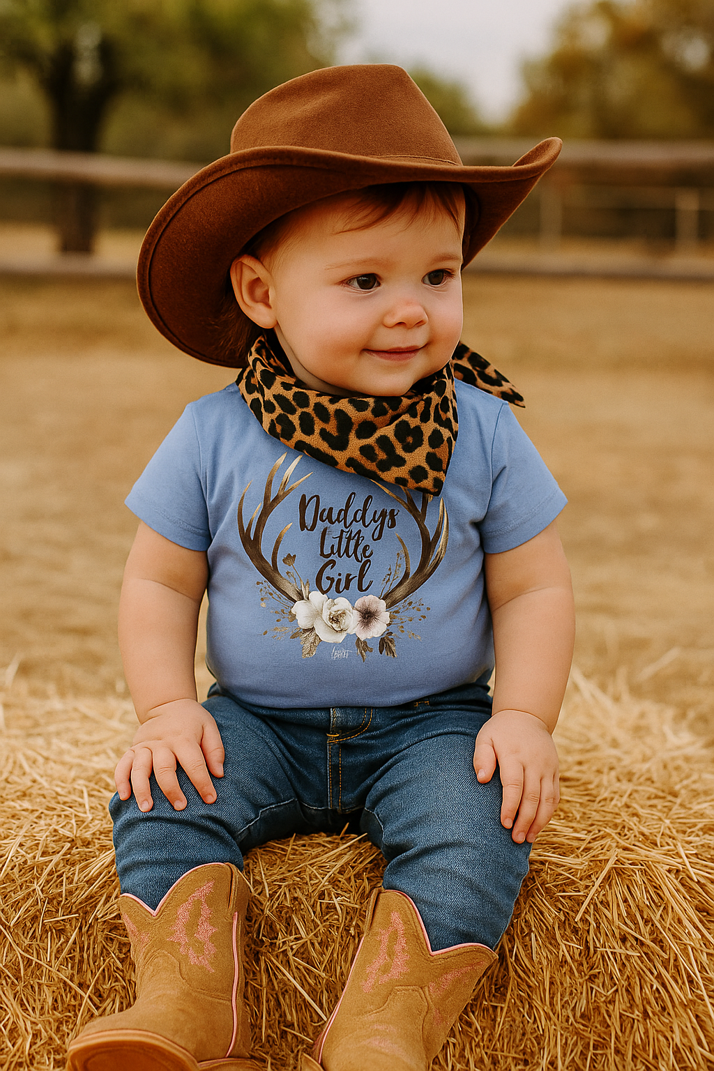 Daddys Little Girl Tee- Rust & Redemption Collection