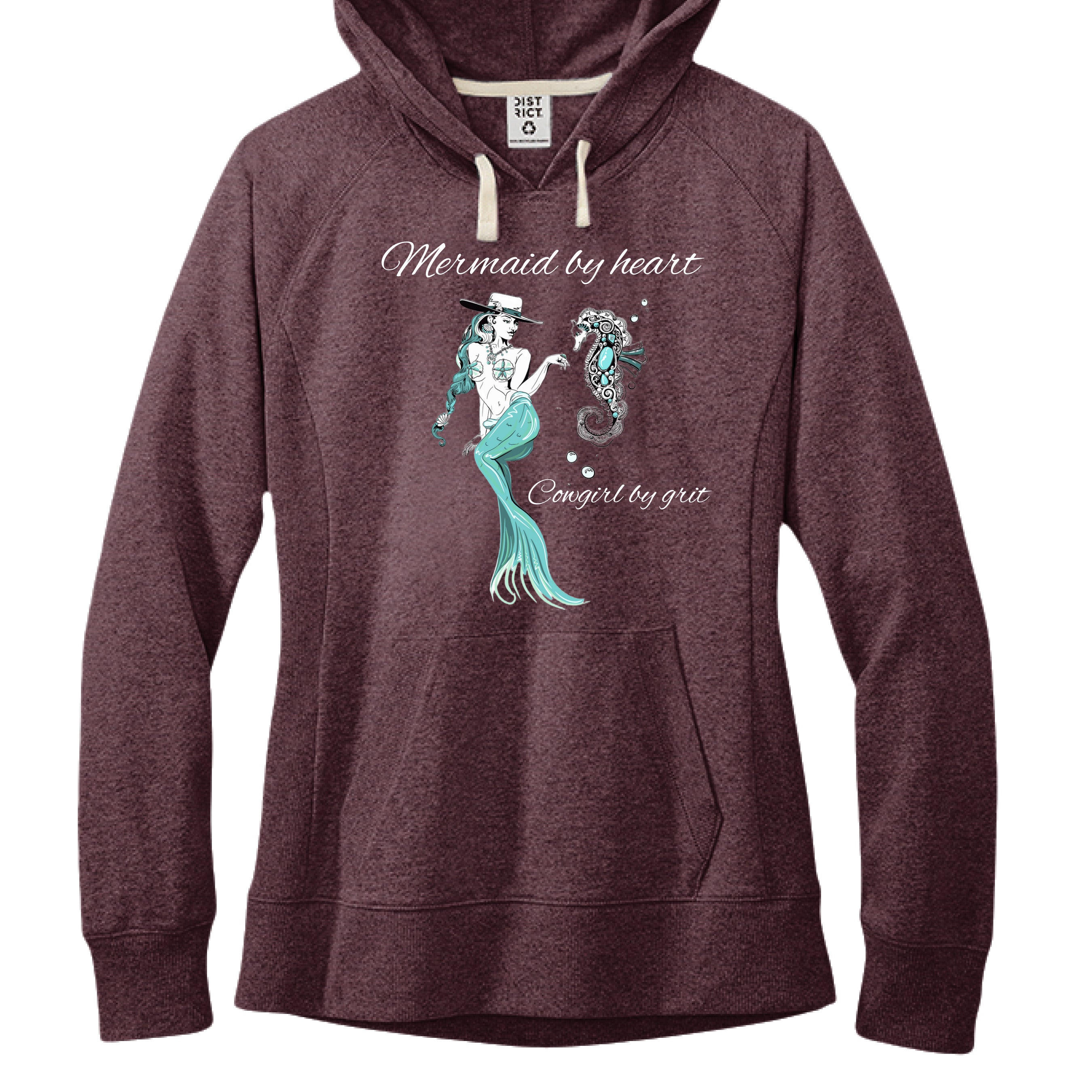 Maroon Heather - FRONT