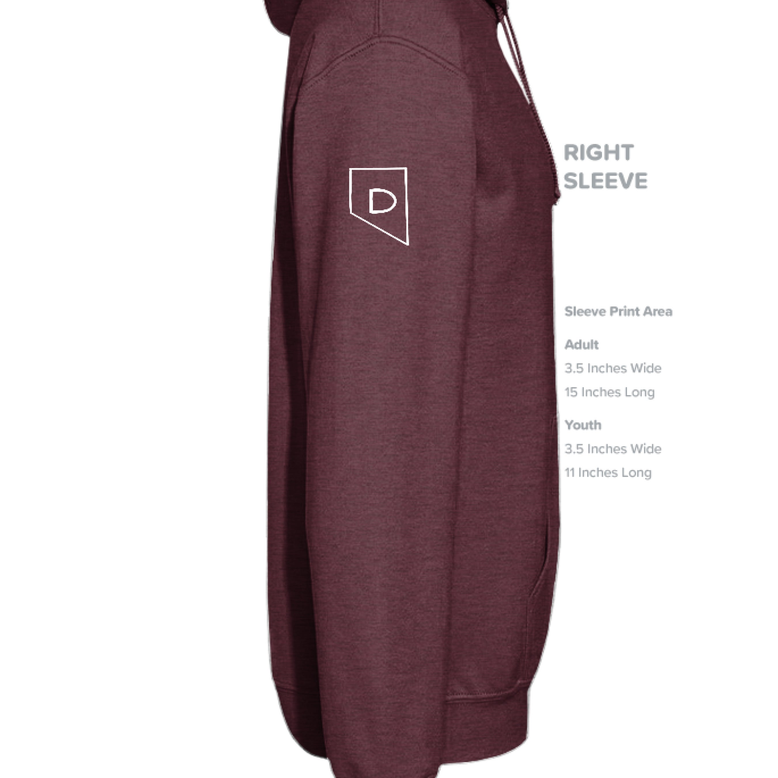 Maroon Heather - SLEEVE_RIGHT