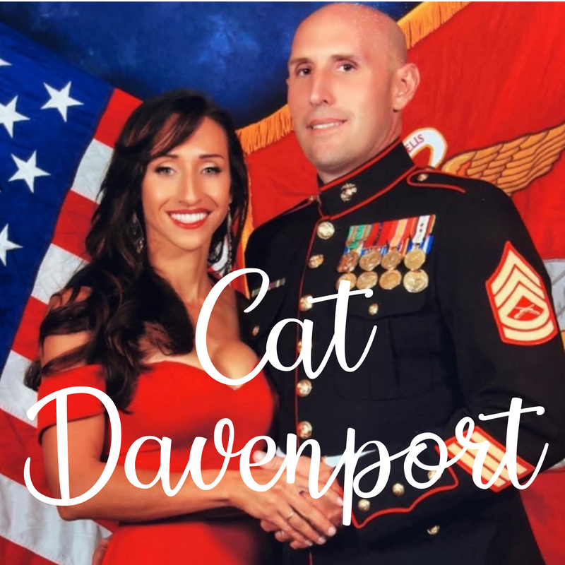 Artist Cat Davenport and her husband - from texas, PAFRA and rodeo horse people USMC