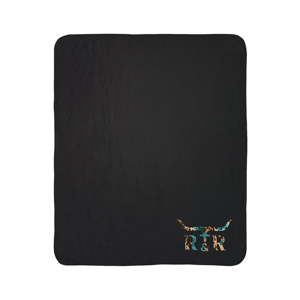 Rust and Redemption Branded Fleece Sherpa Blanket