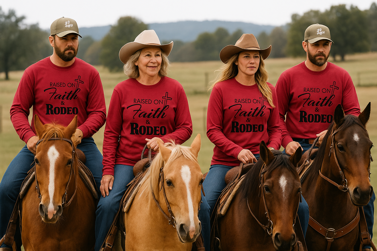 Raised on Faith & Rodeo — Rust & Redemption Kids Collection