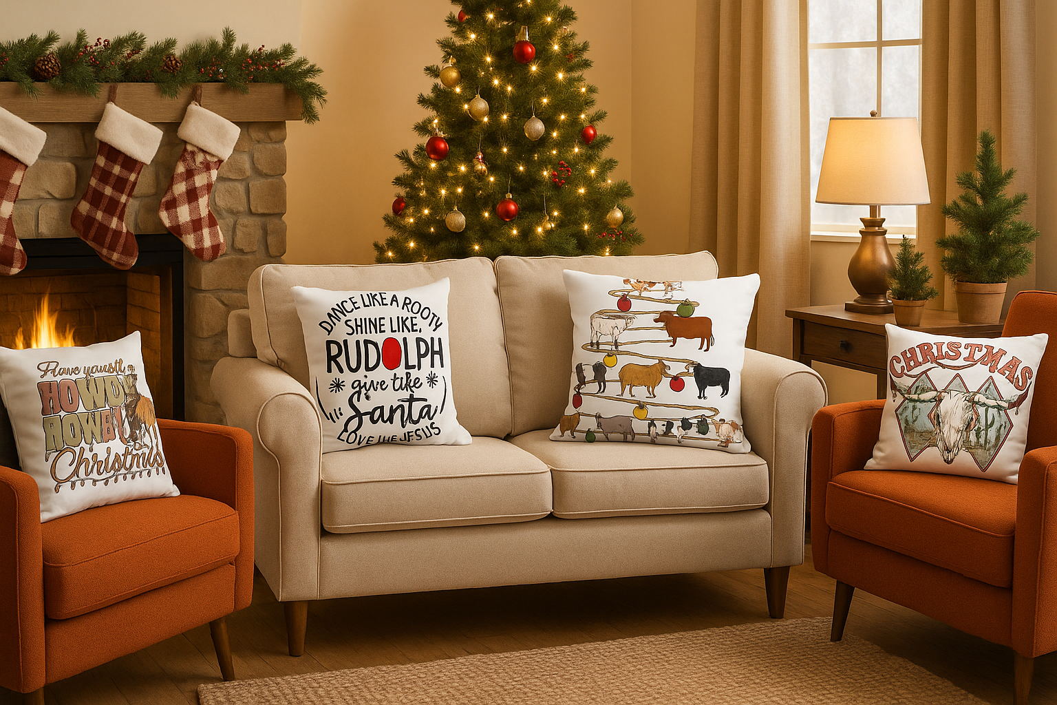 Christmas Steer - Rust & Redemption Collection