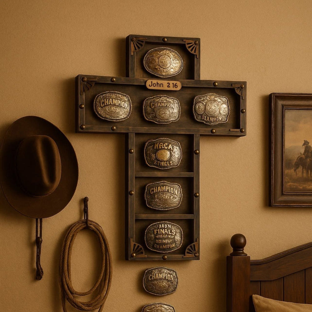 Cross Style Buckle Board - Wxfd Woodcraft Collection