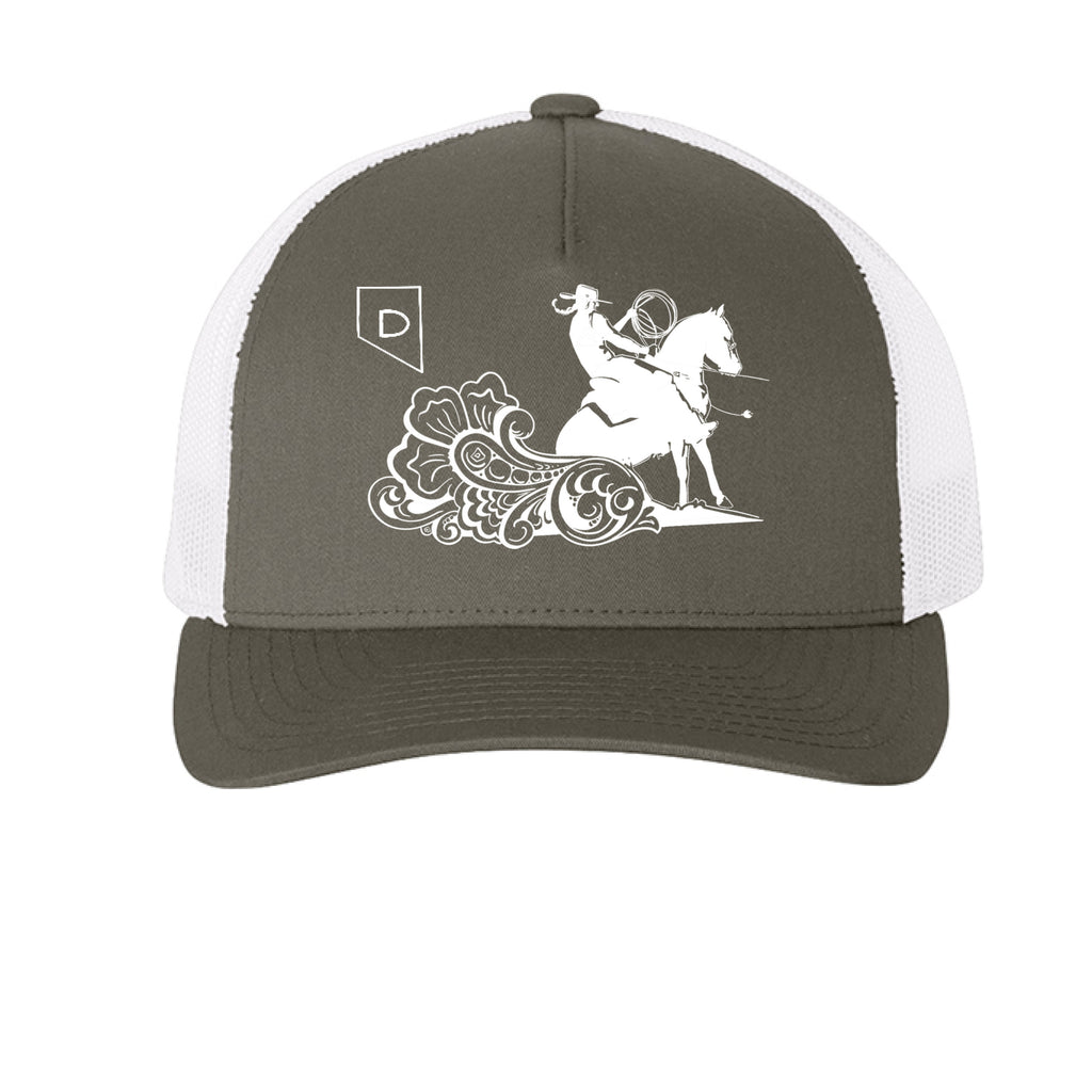 Charcoal/ White - FRONT