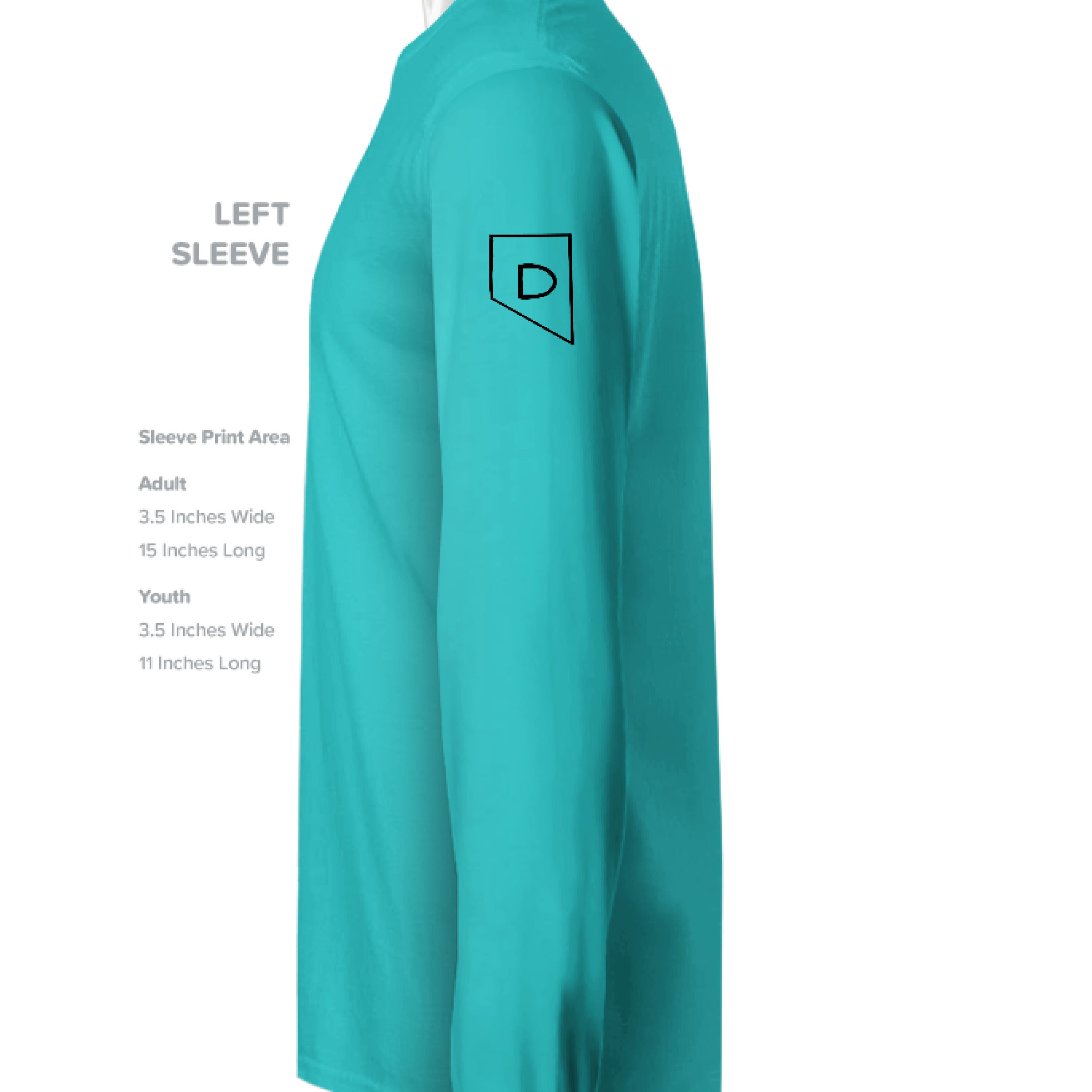 Teal - SLEEVE_LEFT