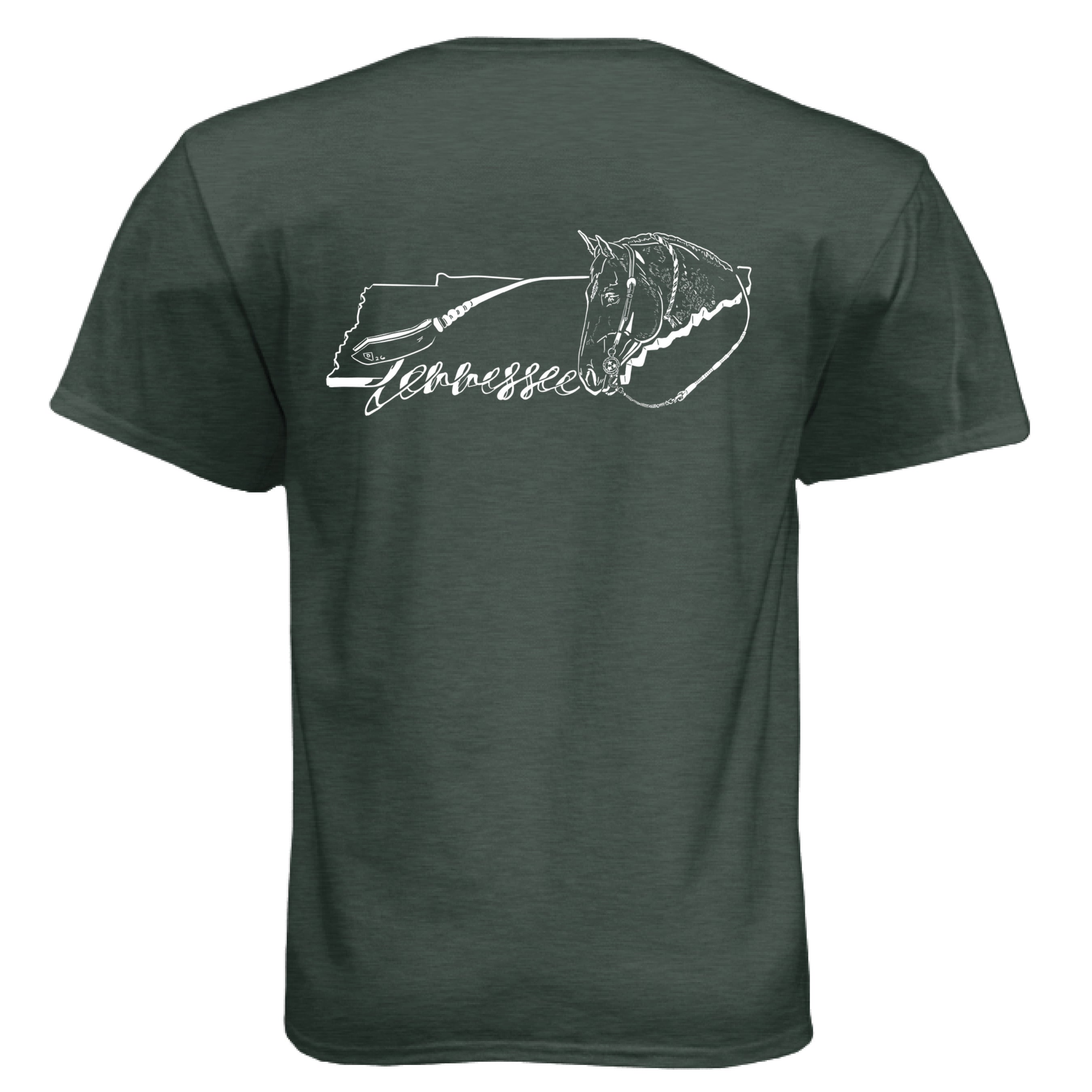 Heather Forest Green - BACK