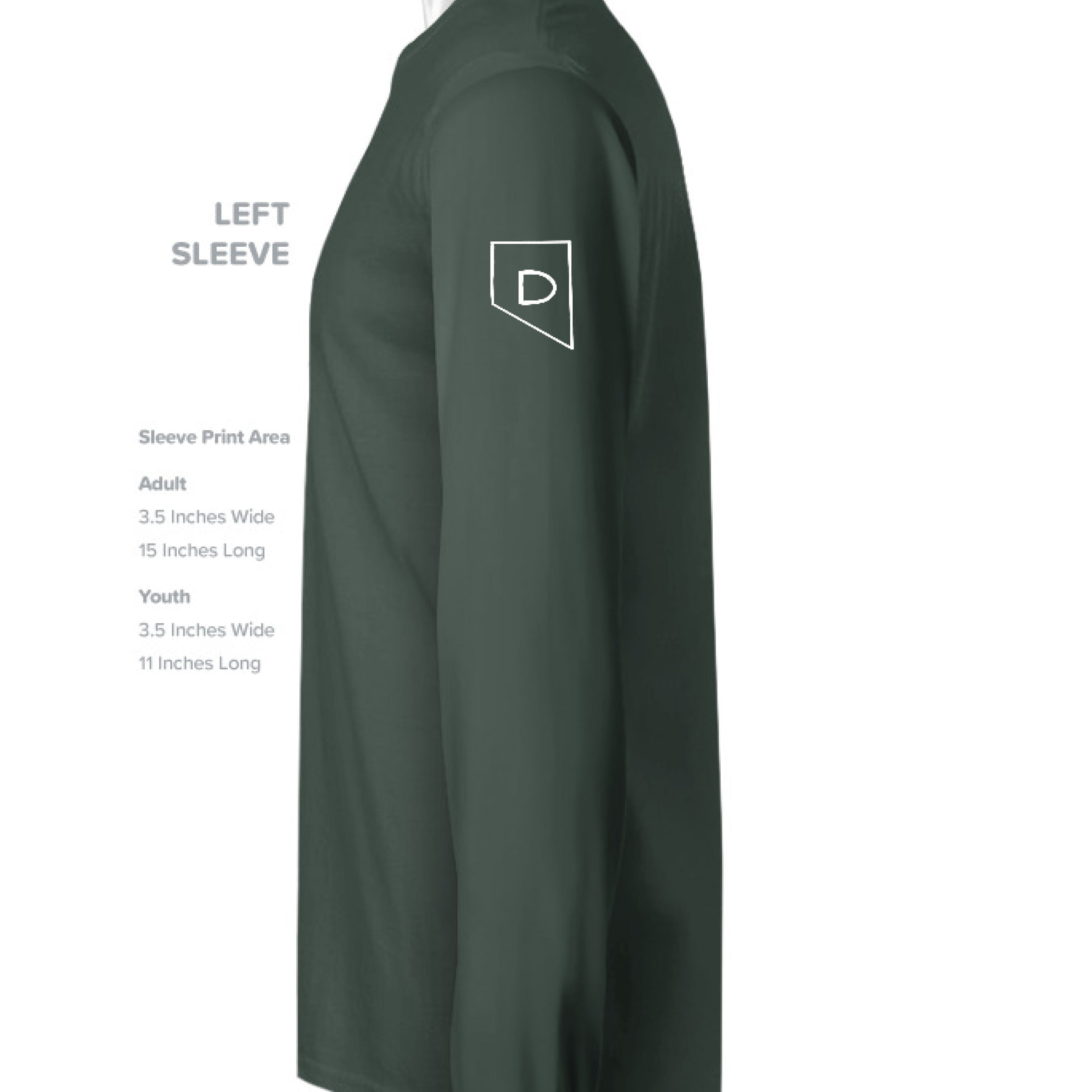 HTHR FOREST GRN - SLEEVE_LEFT
