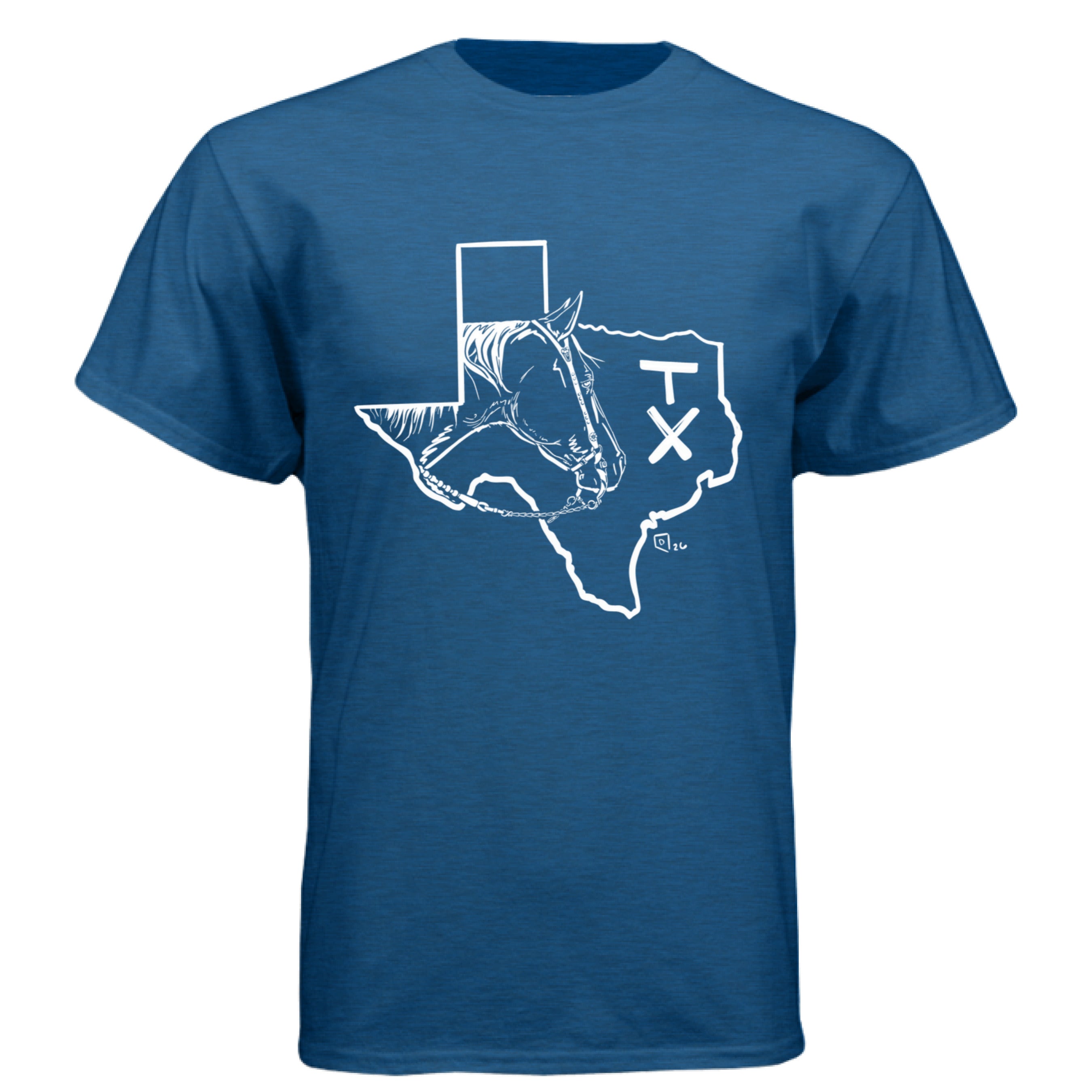 Heather Cool Blue - FRONT