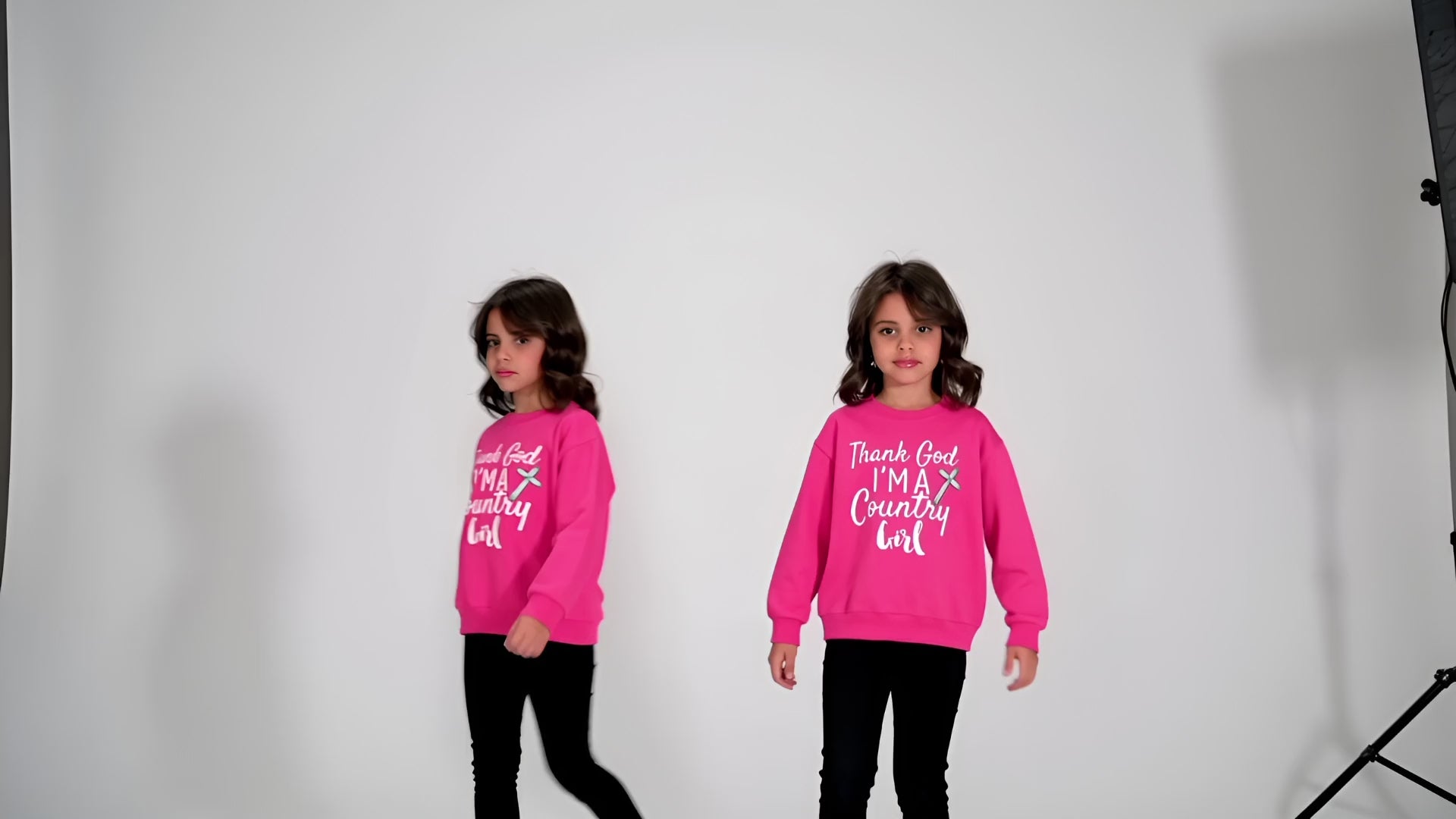 Thank God I’m a Country Girl - Kids Sweatshirt - Rust & Redemption Collection